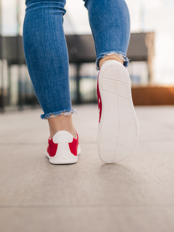 Be Lenka Rebound Barefoot Sneakers - Red & White