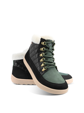 Be Lenka Olivia Barefoot Shoes - Black & Dark Green