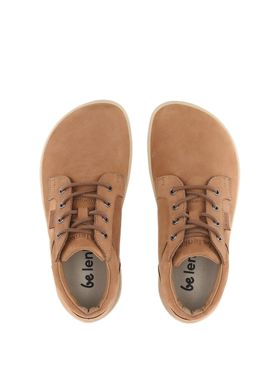 Be Lenka Synergy Barefoot Shoes - Cognac & Beige