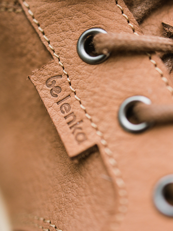 Be Lenka Synergy Barefoot Shoes - Cognac & Beige