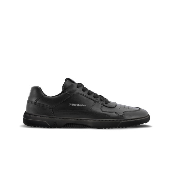 Barebarics Zing Barefoot Sneakers - All Black - Leather
