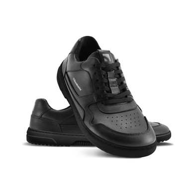 Barebarics ZING Barefoot Sneakers - All Black - Leather