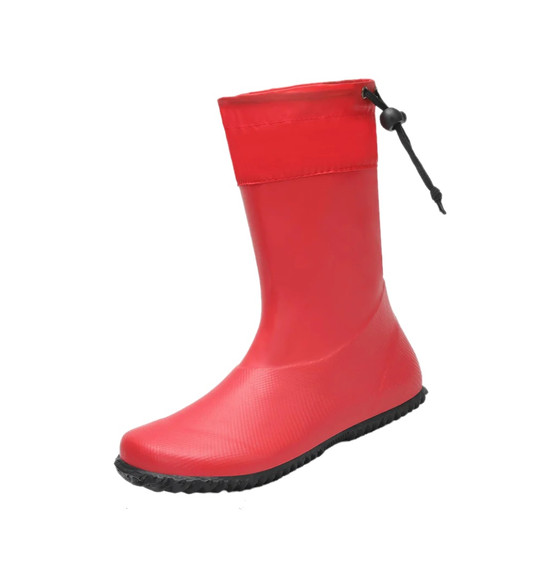  Saguaro Brisk I Barefoot Rain Boots - Red