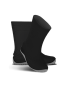 Be Lenka PUDDS - Kids Barefoot Rain Boots - Black