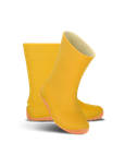 Be Lenka PUDDS - Kids Barefoot Rain Boots - Yellow