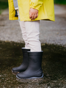 Be Lenka PUDDS - Kids Barefoot Rain Boots - Black