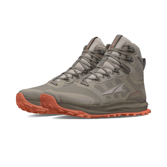 Altra Lone Peak 9 WATERPROOF Mid Man - Brown/Taupe