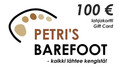 PETRI'S BAREFOOT -lahjakortti 100 €