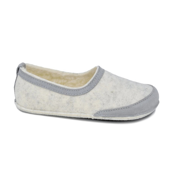TUUKA Barefoot Felt Slippers - White
