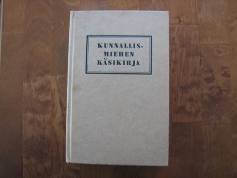 Kunnallismiehen käsikirja, Rieti Itkonen