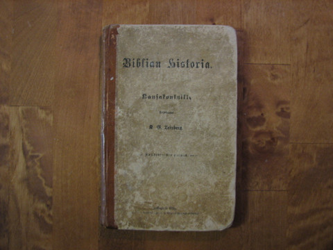 Biblian historia kansakouluille, K.G. Leinberg
