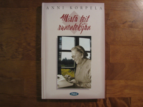 Mistä teit runontekijän, Anni Korpela, d2
