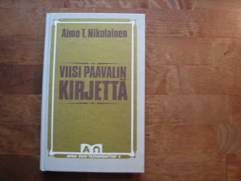 Viisi Paavalin kirjettä, Aimo T. Nikolainen, js