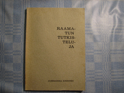 Raamatun tutkisteluja, Aleksandra Kinnunen