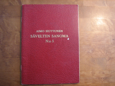 Sävelten sanoma n:o 5, Aimo Huttunen