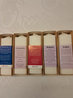 Runokynttilä, kiitos, lahjapakkauksessa 145 x 35 mm