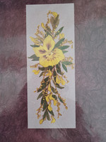 Suruadressi, kellertävä asetelma, tekstitön