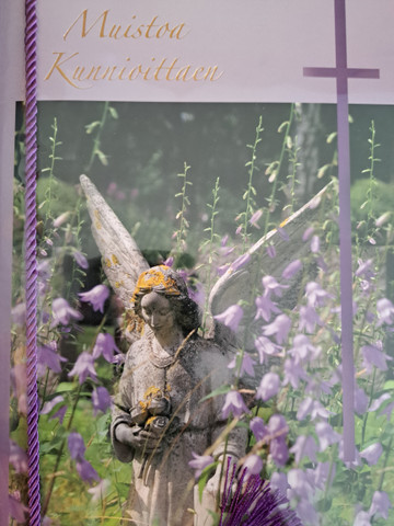 Suruadressi, enkeli kukkaniityllä