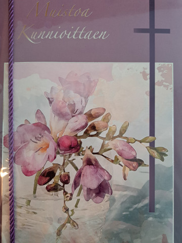 Suruadressi, freesia, tekstitön