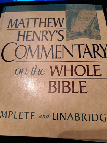 Complete and unabridged Matthew Henry´s commentary on the whole Bible