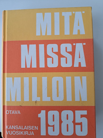 Mitä, missä, milloin 1985