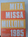Mitä, missä, milloin 1985