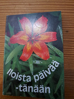 Iloista päivää tänään, minikirja 60 mm x 83 mm, SH