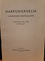 Harpunsäveliä, Suomen vapaakirkon laulukirja, nuottipainos, 4-ääninen sävelmistö