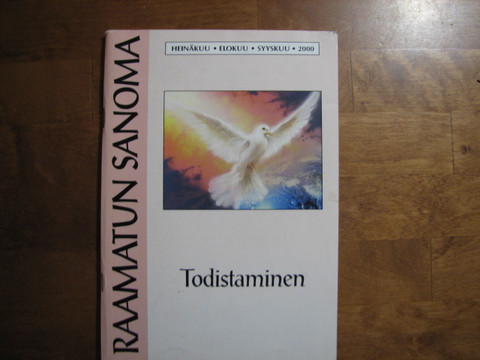 Todistaminen, Raamatun sanoma, Taisto Hillberg (toim.)