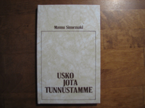Usko jota tunnustamme, Maunu Sinnemäki, d2