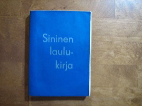 Sininen laulukirja, tekstikirja sointumerkinnöin