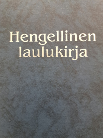 Hengellinen laulukirja, isotekstinen tekstikirja, harmaa