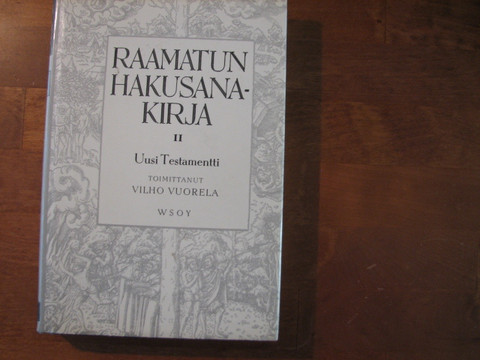 Raamatun hakusanakirja II, Uusi Testamentti, Vilho Vuorela