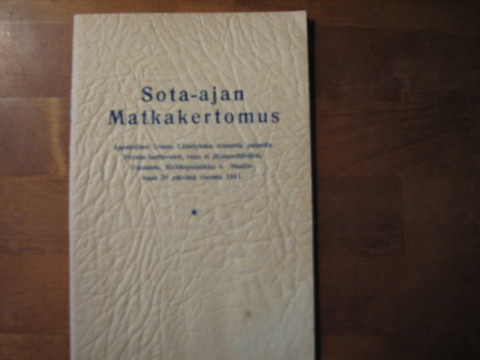 Sota-ajan matkakertomus
