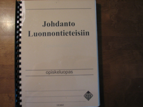 Johdanto luonnontieteisiin, Robert A. Love, Franklin E. Niles