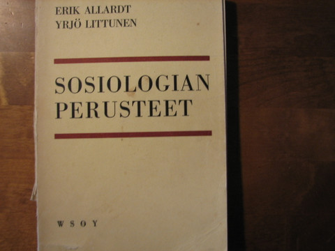 Sosiologian perusteet, Erik Allardt, Yrjö Littunen