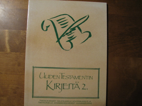 Uuden Testamentin kirjeitä 2, käännösehdotus, RK