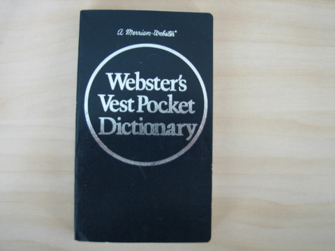 Webster´s Vest Pocket Dictionary