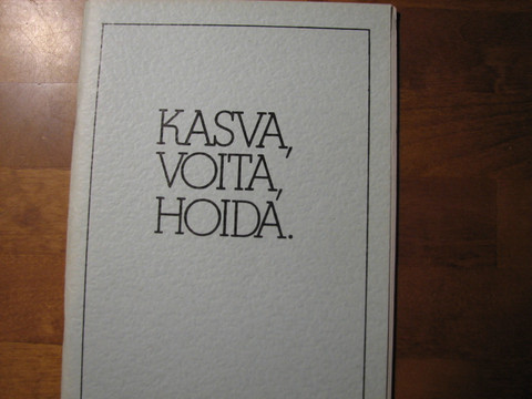 Kasva, voita, hoida, opas sielunhoitoavustajalle