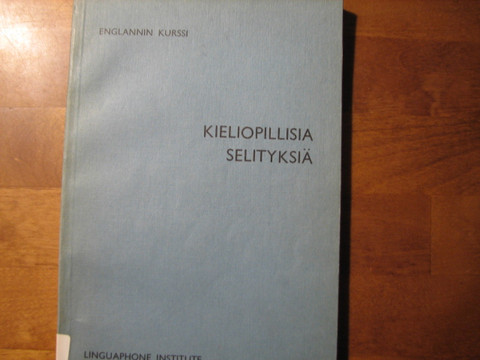 Kieliopillisia selityksiä, englannin kurssi, Linguaphone