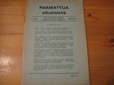 Raamattu alkukielellä, sarja 1, vihko 8
