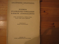 Suomen evankelisluterilaisen kirkon itsehallinto, Erkki Kansanaho