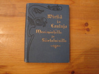 Wirsiä ja lauluja merimiehille ja siirtolaisille, tekstikirja