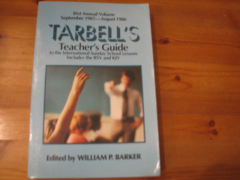 Tarbell´s Teacher´s Guide, September 1985 - August 1986, William P. Barker