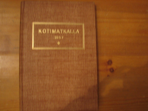 Kotimatkalla, Sley:n vuosijulkaisu 1957, Toivo Rapeli (toim.)
