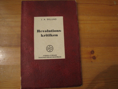 Revolutionskritiken, J.A. Eklund