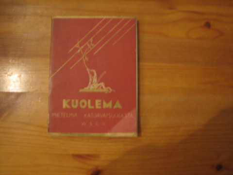 Kuolema, mietelmiä katoavaisuudesta, Eero Hakkila