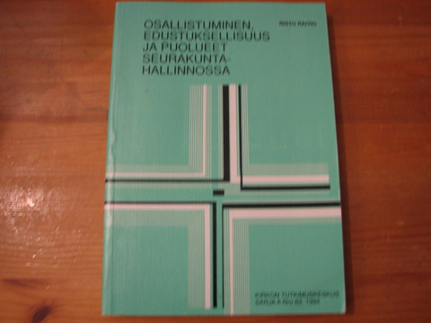 Osallistuminen, edustuksellisuus ja puolueet seurakuntahallinnossa, Risto Raivio