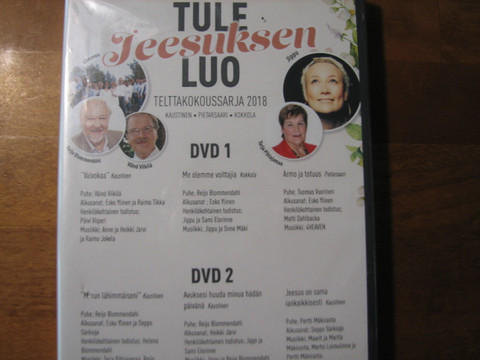 Tule Jeesuksen luo, telttakokoussarja, Kaustinen, Pietarsaari, Kokkola,  5 DVD