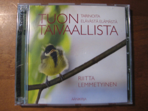 Tuon taivaallista, tarinoita elävästä elämästä, äänikirja, tupla-cd, Riitta Lemmetyinen
